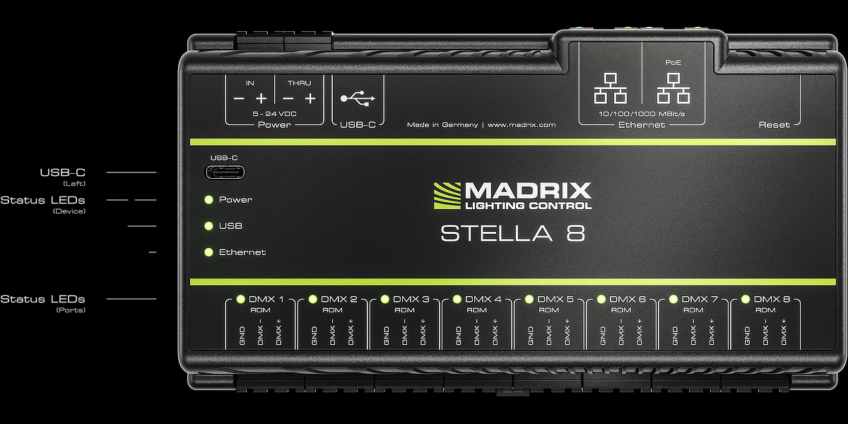 MADRIX STELLA 8: Front